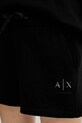 Bavlněné šortky Armani Exchange černá XW000498.AF12739