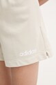 adidas pantaloni scurți Essentials Linear bej JD3170