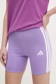 adidas pantaloni scurți Essentials tricotaj violet JD0914