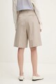 Одяг Вовняні шорти MM6 Maison Margiela S52MU0125 бежевий