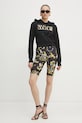 Versace Jeans Couture pantaloni scurti 78HAC106.JS470 negru SS25