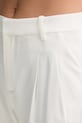 A.L.C. pantaloni scurti din lana alb 2PANT01124