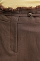 Patrizia Pepe pantaloncini in lino misto marrone 2P1660.A052