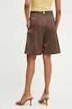 Дрехи Къс панталон Patrizia Pepe 2P1663.A563 кафяв