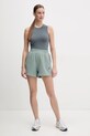 adidas Originals pantaloni scurti din bumbac Essential JJ3463 verde SS25