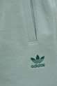 adidas Originals pantaloni scurti din bumbac Essential verde JJ3463