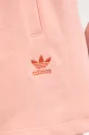 Бавовняні шорти adidas Originals Essential помаранчевий JJ3464