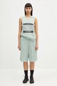 MM6 Maison Margiela pantaloncini S52MU0131.M35417 verde