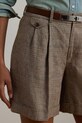 Lauren Ralph Lauren pantaloni scurți din in maro 200963769
