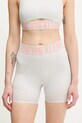 Къс панталон за трениране Calvin Klein Performance трикотаж сив LVGWS5L704