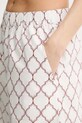 Max Mara Beachwear pantaloni scurți de plajă din bumbac alb 2516141029600