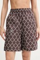 Max Mara Beachwear pantaloni scurți de plajă din bumbac maro 2516141029600