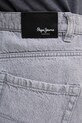 Pepe Jeans pantaloni scurti jeans A-LINE SHORT UHW RACHEL gri PL801112UN7
