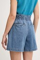 Odzież Pepe Jeans szorty jeansowe A-LINE SHORT UHW CINCH PL801178 niebieski