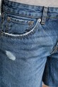 Îmbrăcăminte Pepe Jeans pantaloni scurți din bumbac REGULAR SHORT MW DISTRESSED PL801186EE6 albastru