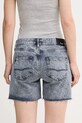 Джинсові бавовняні шорти Pepe Jeans REGULAR SHORT MW DISTRESSED PL801186UN4 темно-синій SS25