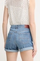 Odzież Pepe Jeans szorty jeansowe FITTED SHORT HW MARY PL801191IC8 niebieski