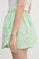 Îmbrăcăminte Lacoste pantaloni scurți din in FF0226 verde