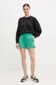 Βαμβακερό σορτσάκι adidas ALL SZN JD4731 πράσινο SS25
