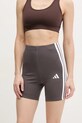 Šortky adidas Essentials s elastanom sivá JD0915