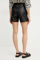 Odzież Weekend Max Mara szorty skórzane 2515431011600 czarny