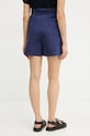 Îmbrăcăminte Weekend Max Mara pantaloni scurți din amestec de in 2515141012600 bleumarin
