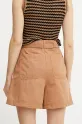 Îmbrăcăminte Weekend Max Mara pantaloni scurți din amestec de in 2515141012600 maro