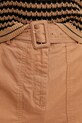 Weekend Max Mara pantaloni scurți din amestec de in maro 2515141012600