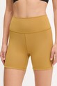 adidas Performance pantaloni scurți de yoga All Me tricotaj galben JI8348