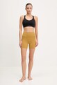 adidas Performance pantaloni scurți de yoga All Me JI8348 galben SS25