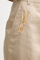 Moschino Jeans szorty z domieszką lnu beżowy 0327.3716