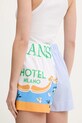 Pamučne kratke hlače Moschino Jeans 0329.3725 plava SS25