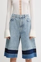 Moschino Jeans pantaloni scurți din denim bumbac albastru 0312.3719