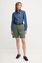United Colors of Benetton pantaloni scurti 4CDRD901W verde SS25