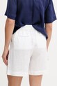 Odjeća United Colors of Benetton Kratke hlače za žene od lana 4AGHD901V bijela