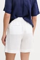Odjeća United Colors of Benetton Kratke hlače za žene od lana 4AGHD901V bijela
