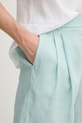 Льняные шорты United Colors of Benetton бирюзовый 4AGHD901V