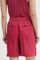 Oblečení United Colors of Benetton šortky dámské lněné 4AGHD901V červená