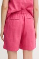 Ρούχα Σορτς από λινό United Colors of Benetton 4AGHD901V ροζ