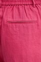 Σορτς από λινό United Colors of Benetton ροζ 4AGHD901V