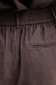 United Colors of Benetton šortky dámske ľanové hnedá 4AGHD901V