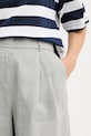 Σορτς από λινό United Colors of Benetton γκρί 4AGHD901V