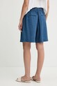 Oblečení Lněné kraťasy United Colors of Benetton 4AGHD901V modrá