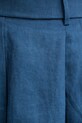 Lněné kraťasy United Colors of Benetton 4AGHD901V modrá