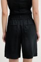 Odjeća United Colors of Benetton kratke hlače za žene od lana 4AGHD901V crna