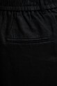 United Colors of Benetton szorty lniane czarny 4AGHD901V