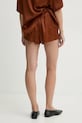 Îmbrăcăminte American Vintage pantaloni scurti UNY09AE25 maro