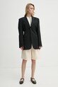 Filippa K pantaloni scurti din in 31114.FK bej SS25