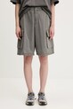 Джинсовые шорты adidas Originals Cargo Jorts хлопок серый JD0139