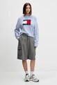 Джинсовые шорты adidas Originals Cargo Jorts JD0139 серый SS25